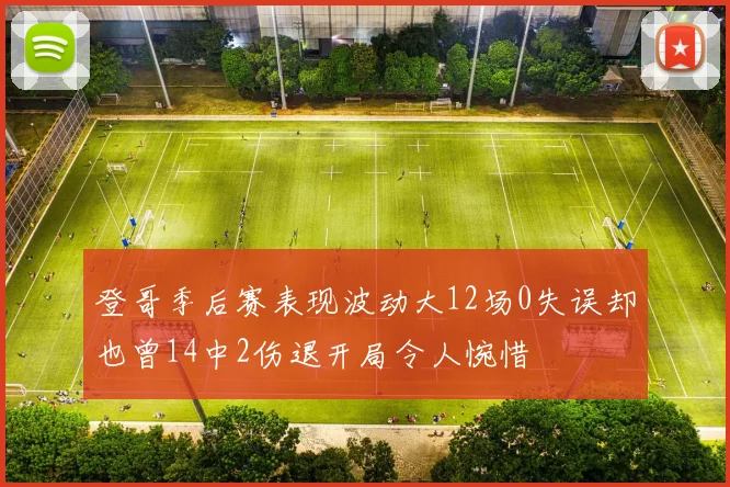 登哥季后赛表现波动大12场0失误却也曾14中2伤退开局令人惋惜